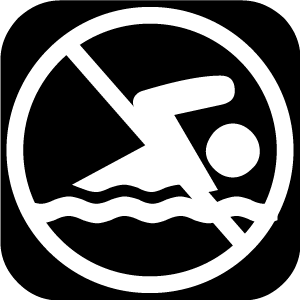 no Swimming icon