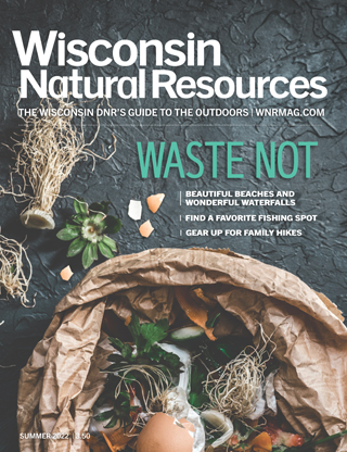 Cover of the Summer 2022 issue of the Wisconsin Natural Resources magazine. 