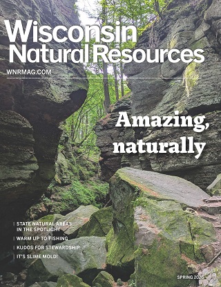 Cover of the spring 2026 issue of the Wisconsin Natural Resources magazine.