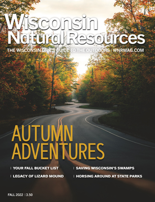 Cover of the Fall 2022 issues of the Wisconsin Natural Resources magazine.