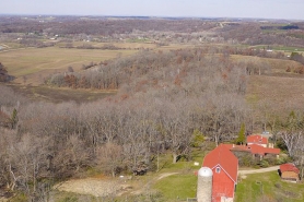 Aerial View of Cross Plains State Park