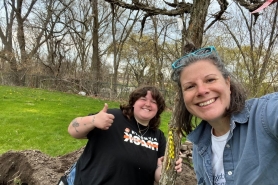 Joanna Demas and Mabel Kirst