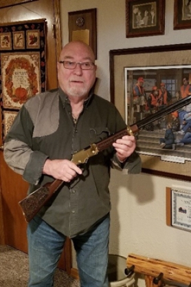 Wisconsin Hunter Education Instructor Association (WHEIA) presented William Jensen, of Fond du Lac, with a rifle in appreciation for his dedication