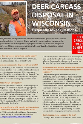 Deer disposal FAQ