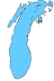 Blue Icon of Lake Michigan