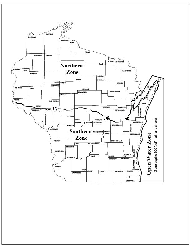 Duck Zone Map
