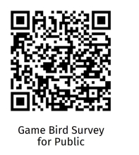 Public Game Bird Survey QR Code.