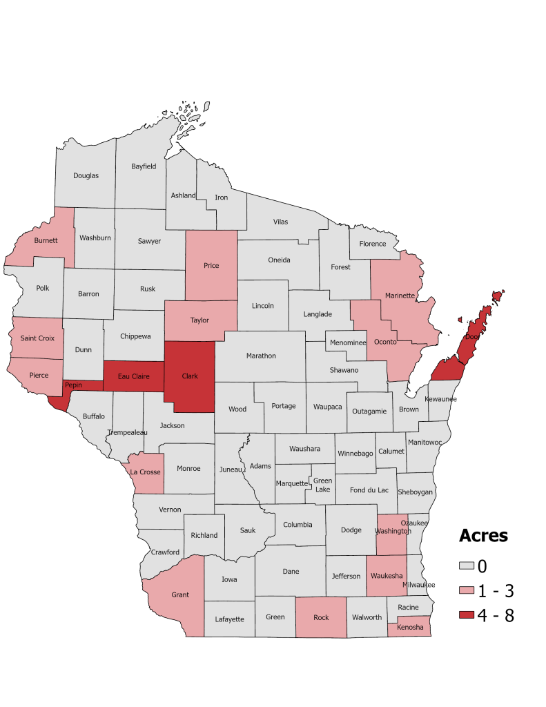 Permitted Permanent Fill Acres 2023-2025