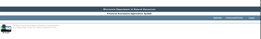Financial Assistance Application System Screenshot