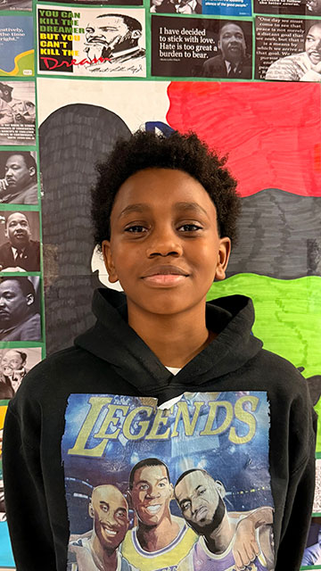 Blake Johnson, the poetry contest winner