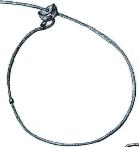 Diagram of how to measure a standard loop size