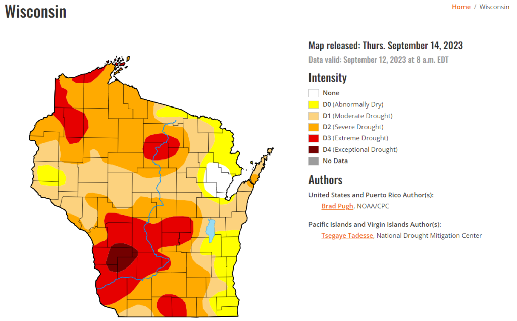 Drought Status and Management | | Wisconsin DNR