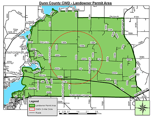 Dunn County Surveillance Permit Area