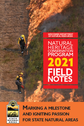 Field Notes 2021 Cover Image of Prescribed Burn