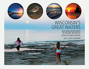 Cover of the 2021-2022 Wisconsin's Great Waters Calendar.