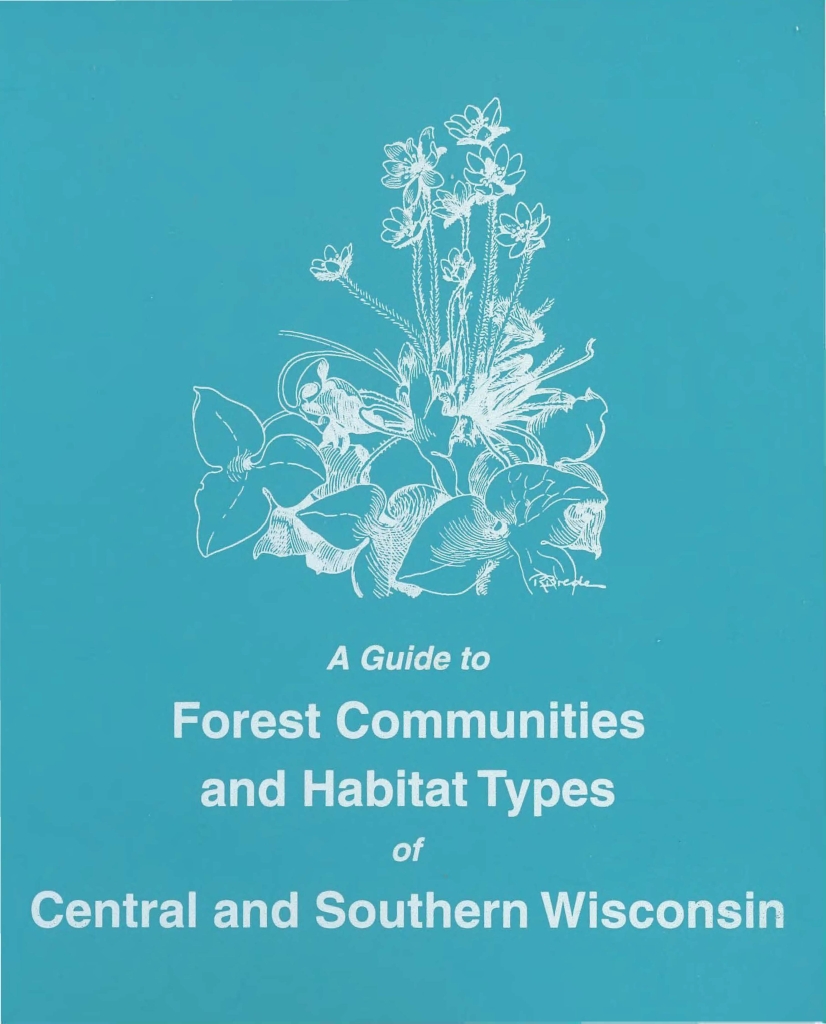 The cover of the Guide to Forest Communities and Habitat Types of Central and Southern Wisconsin.