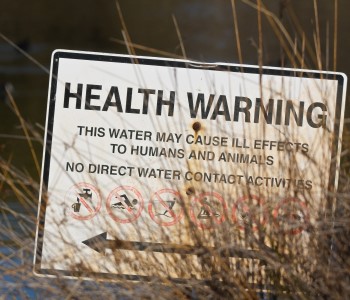 Health Warning for contaminated water