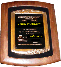 Lab-of-the-Year award plaque