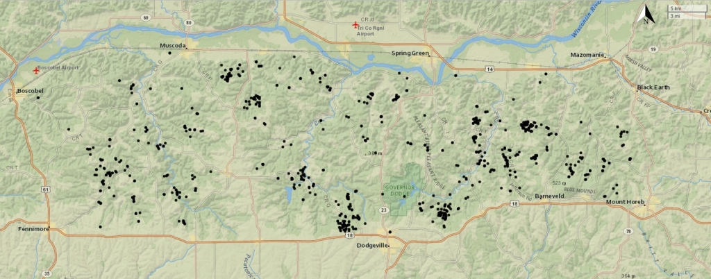 Map of the SWCWD study area