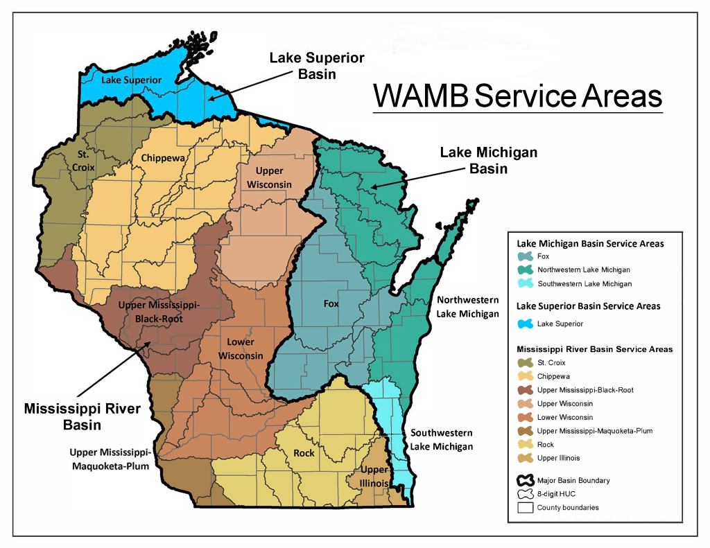 WAMB service areas