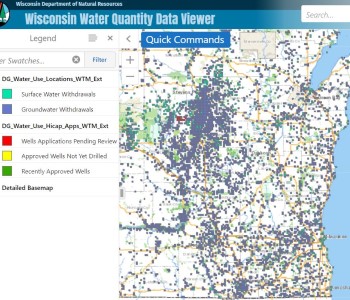 Wisconsin Water Quantity Data Viewer.