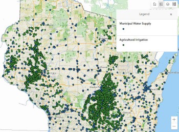Wisconsin's Groundwater Withdrawal Locations