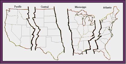 map of flyway administrative areas
