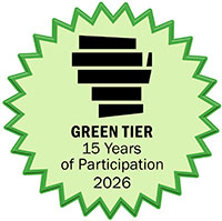 Green Tier 15 years participation
