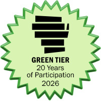 Green Tier 20 years of participation