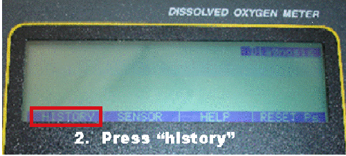 Press History button