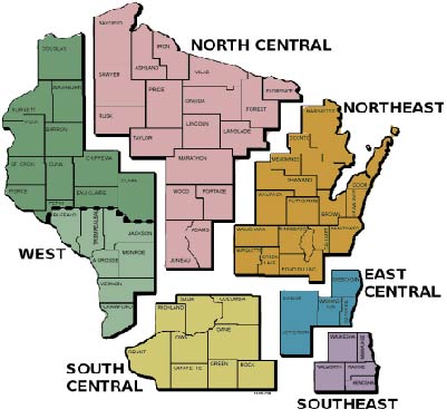 Wi Dnr Public Land Map - United States Map